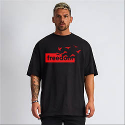 Unique and Ultra Comfortable Urban Cotton Freedom T-shirt - Sizes S to XXL