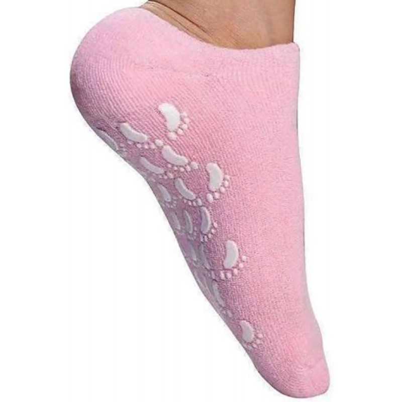 Chaussettes en gel pour hydrater et adoucir les pieds, utilisées plusieurs fois