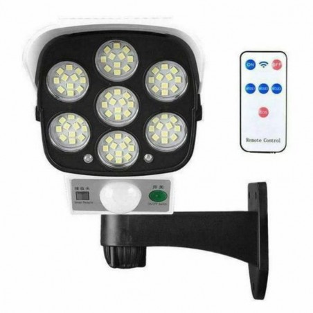 ضوء أمان خارجي LED متقدم مع جهاز تحكم عن بعد