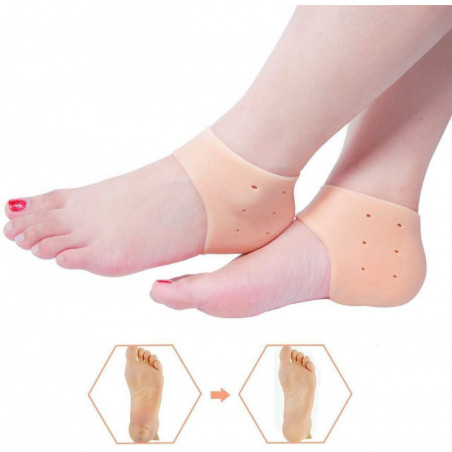 Silicone Gel Heel Protector Sock