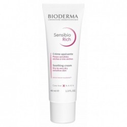 BIODERMA SENSIBIO CREME RICHE PEAUX SENSIBLES INTOLERANTES 40ML